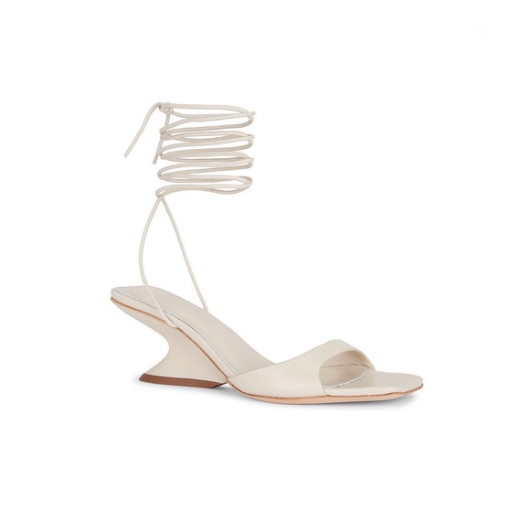 Song of Style from Revolve cream irregular heel sandals - Picture 2 of 11